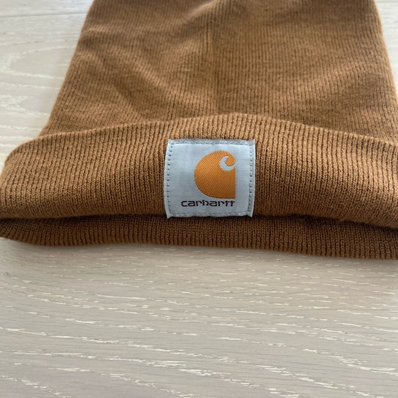 Carhartt men’s brown Beanie hat - Picture 2 of 4